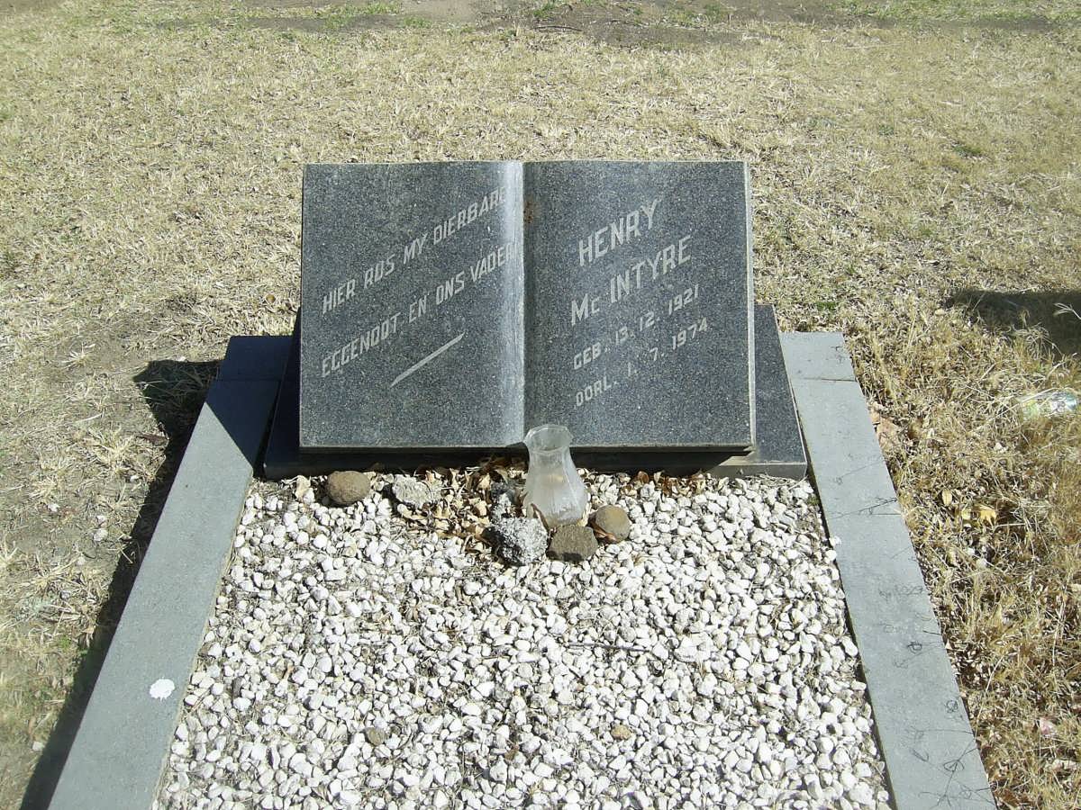 McINTYRE Henry 1921-1974