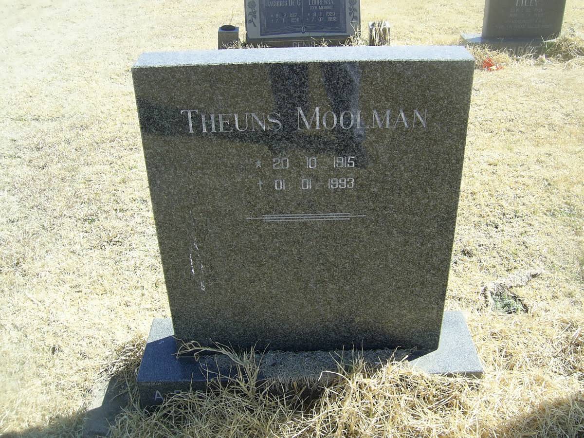 MOOLMAN Theuns 1915-1993