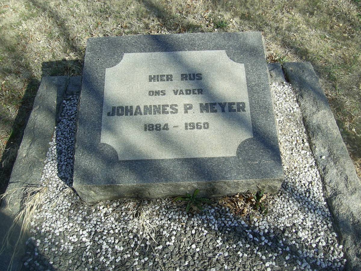 MEYER Johannes P. 1884-1960
