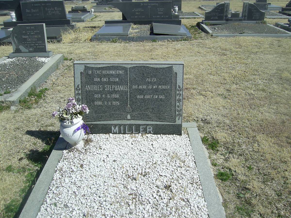 MILLER Andries Stephanus 1956-1975