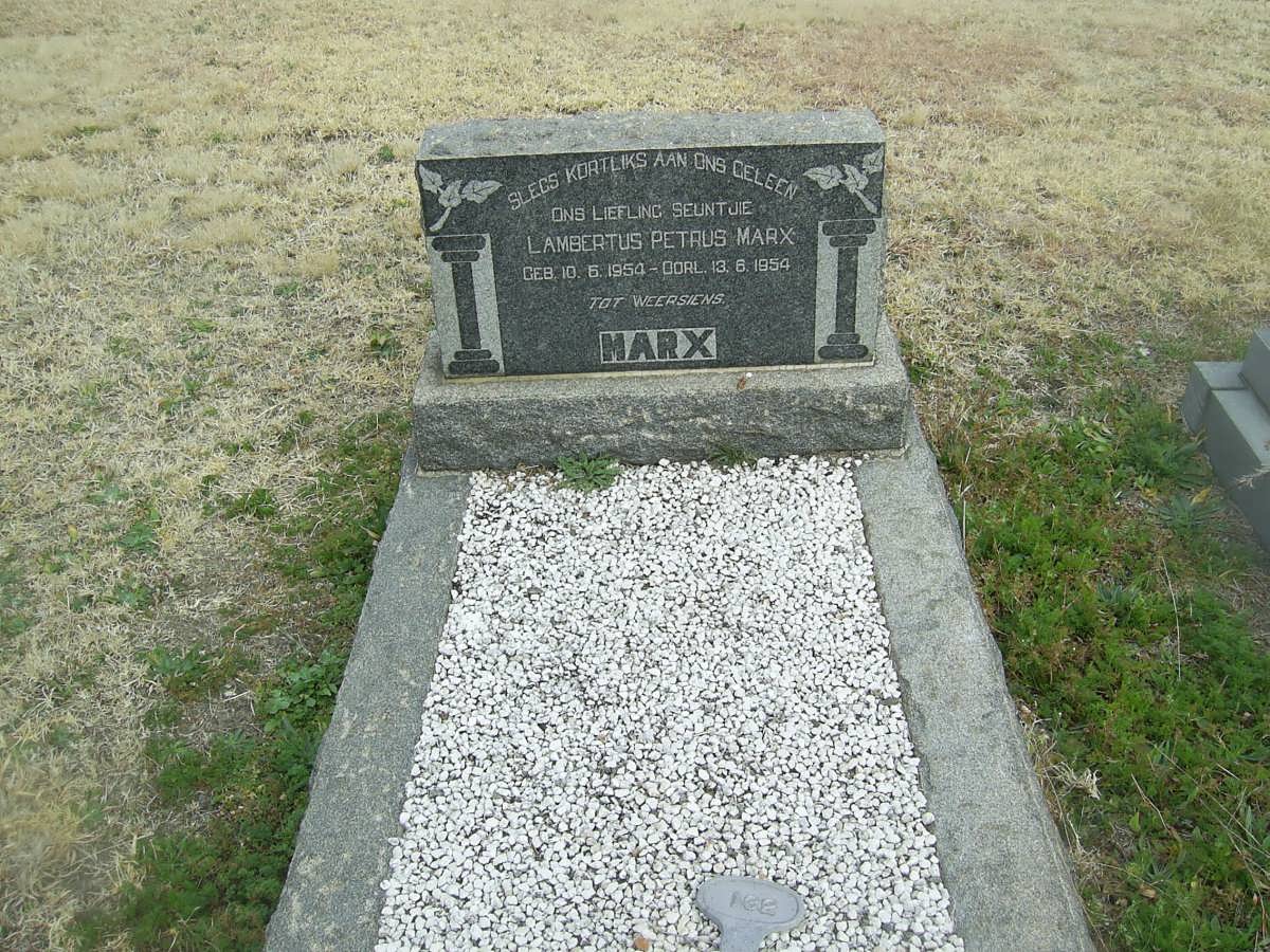 MARX Lambertus Petrus 1954-1954