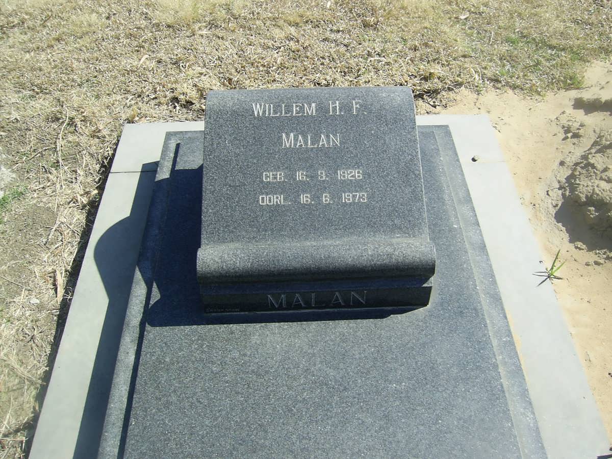MALAN Willem H.F. 1926-1973