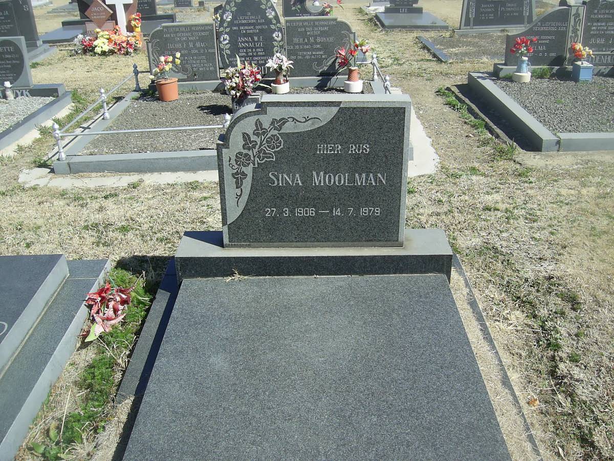 MOOLMAN Sina 1906-1979
