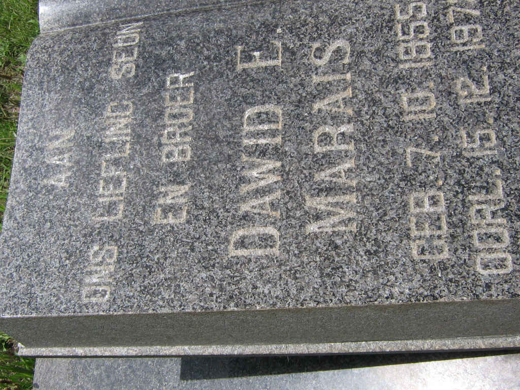MARAIS Dawid E. 1955-197?