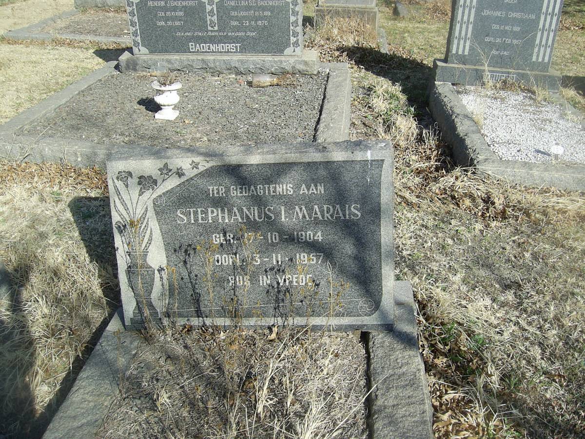 MARAIS Stephanus I. 1904-1957