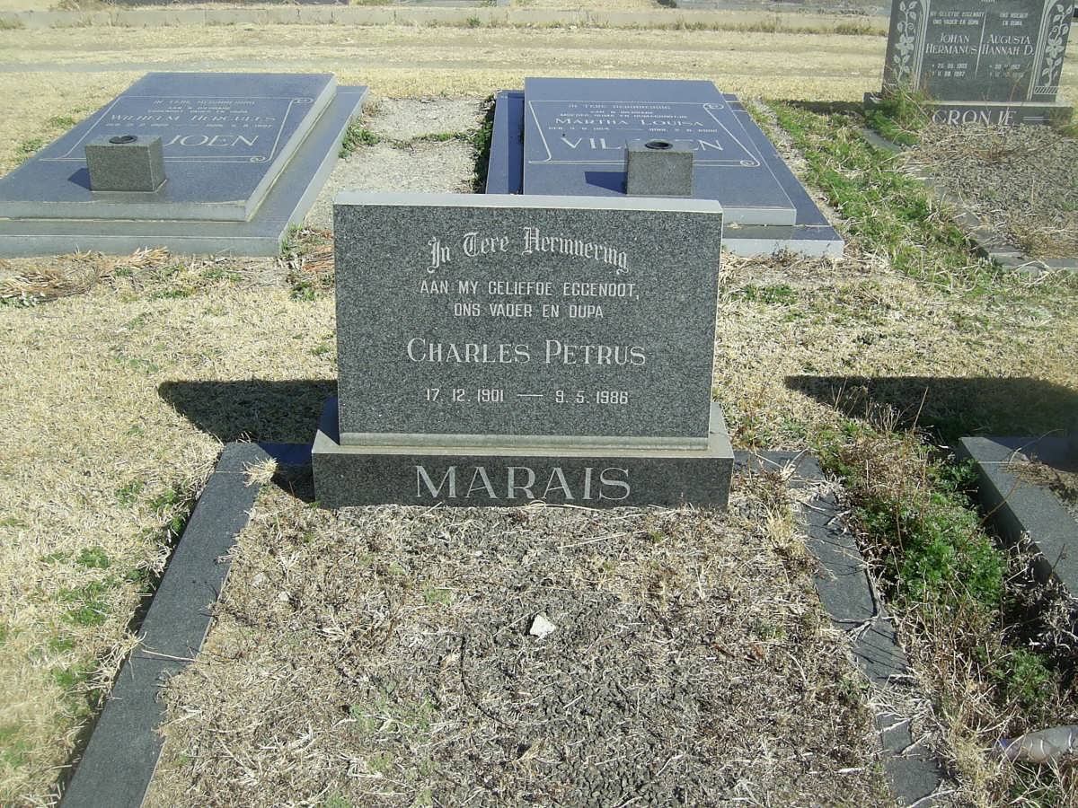 MARAIS Charles Petrus 1901-1986
