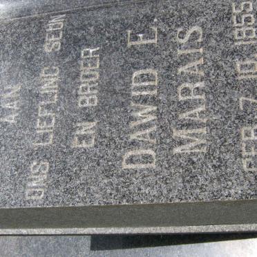 MARAIS Dawid E. 1955-197?