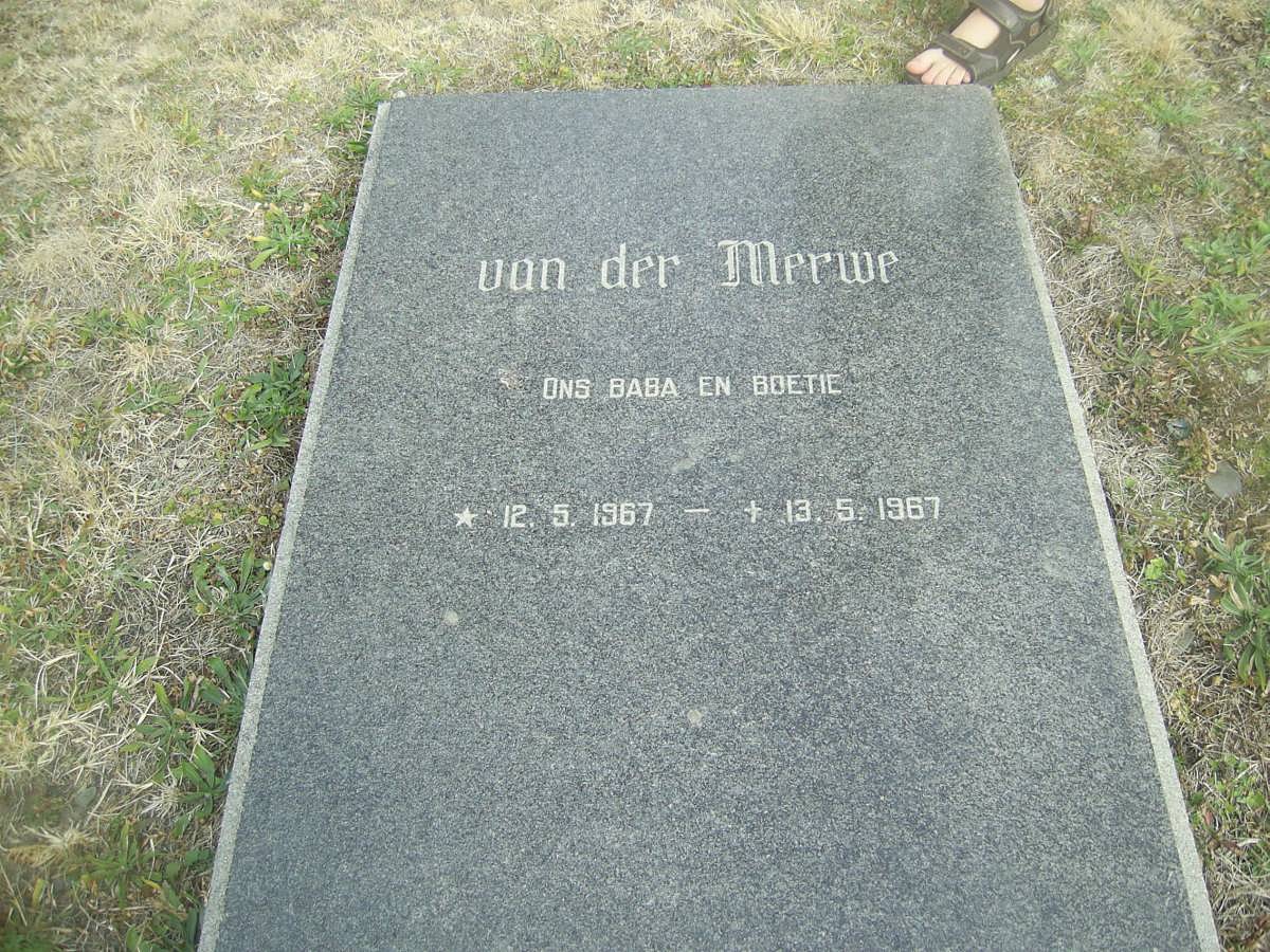 MERWE Son, van der 1967-1967