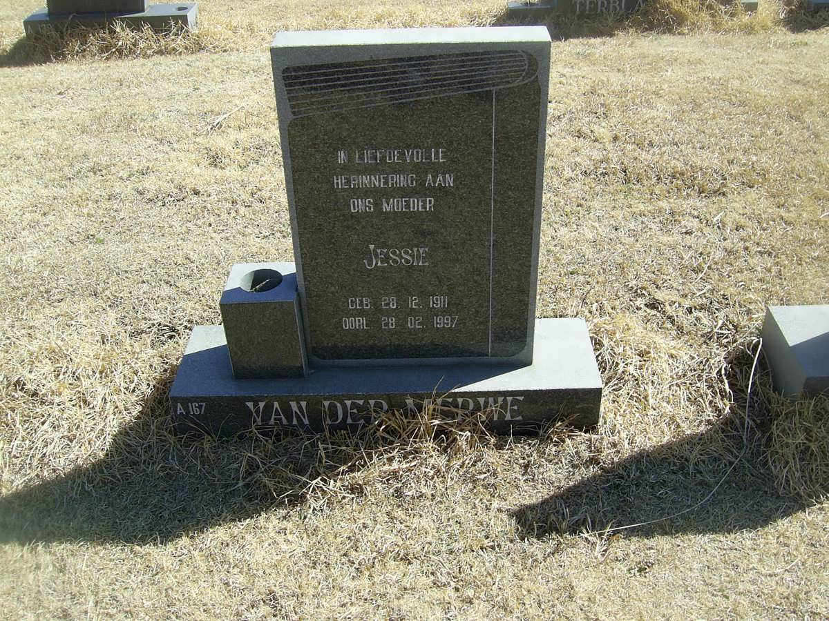 MERWE Jessie, van der 1911-1997