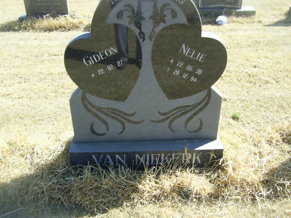 NIEKERK Gideon, van 1927- &amp; Nelie 1930-1994