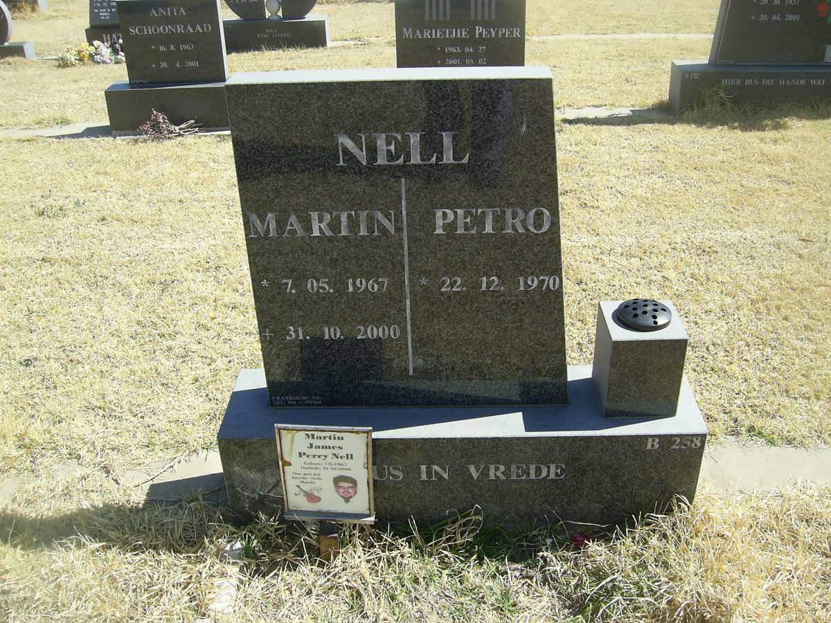 NELL Martin James Perry 1967-2000 &amp; Petro 1970-
