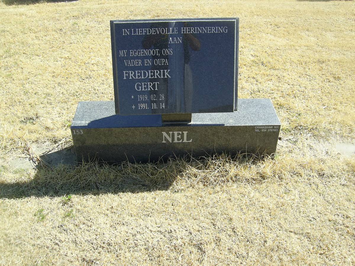 NEL Frederik Gert 1919-1991