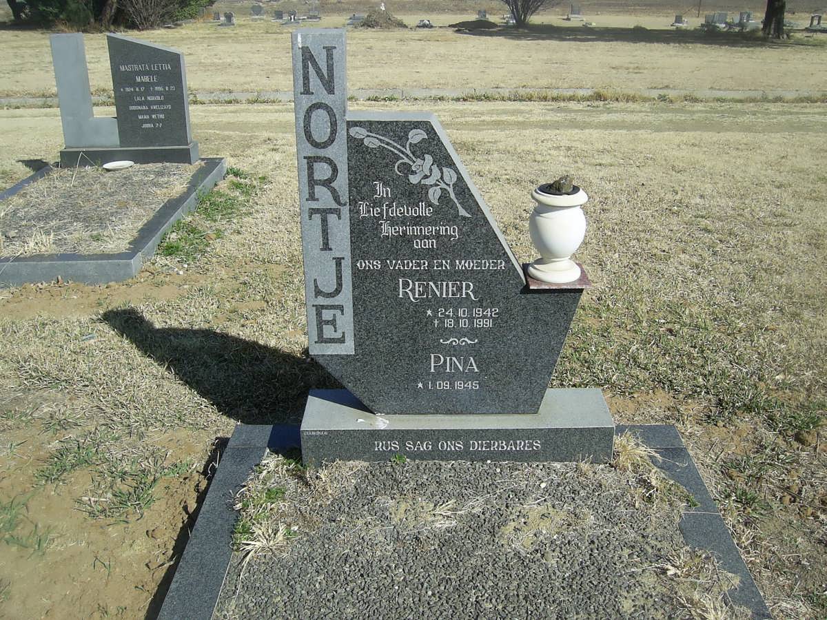 NORTJE Renier 1942-1991 &amp; Pina 1945-