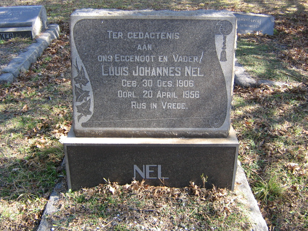 NEL Louis Johannes 1906-1956