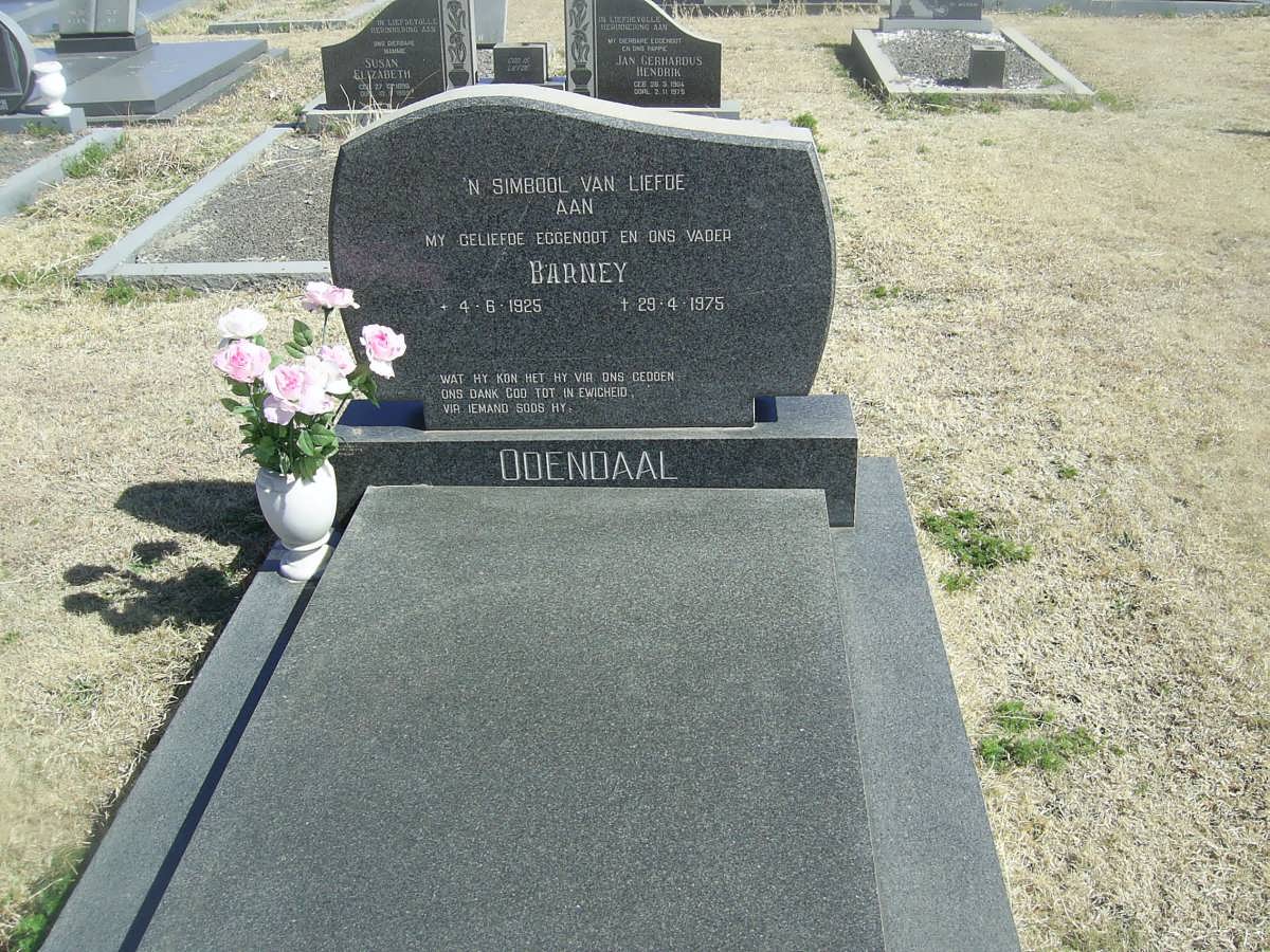 ODENDAAL Barney 1925-1975
