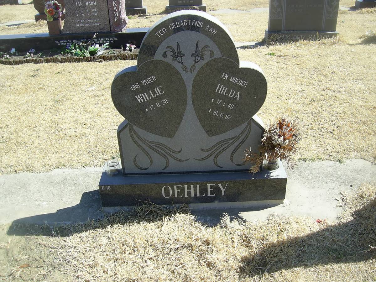 OEHLEY Willie 1938- &amp; Hilda 1940-1997