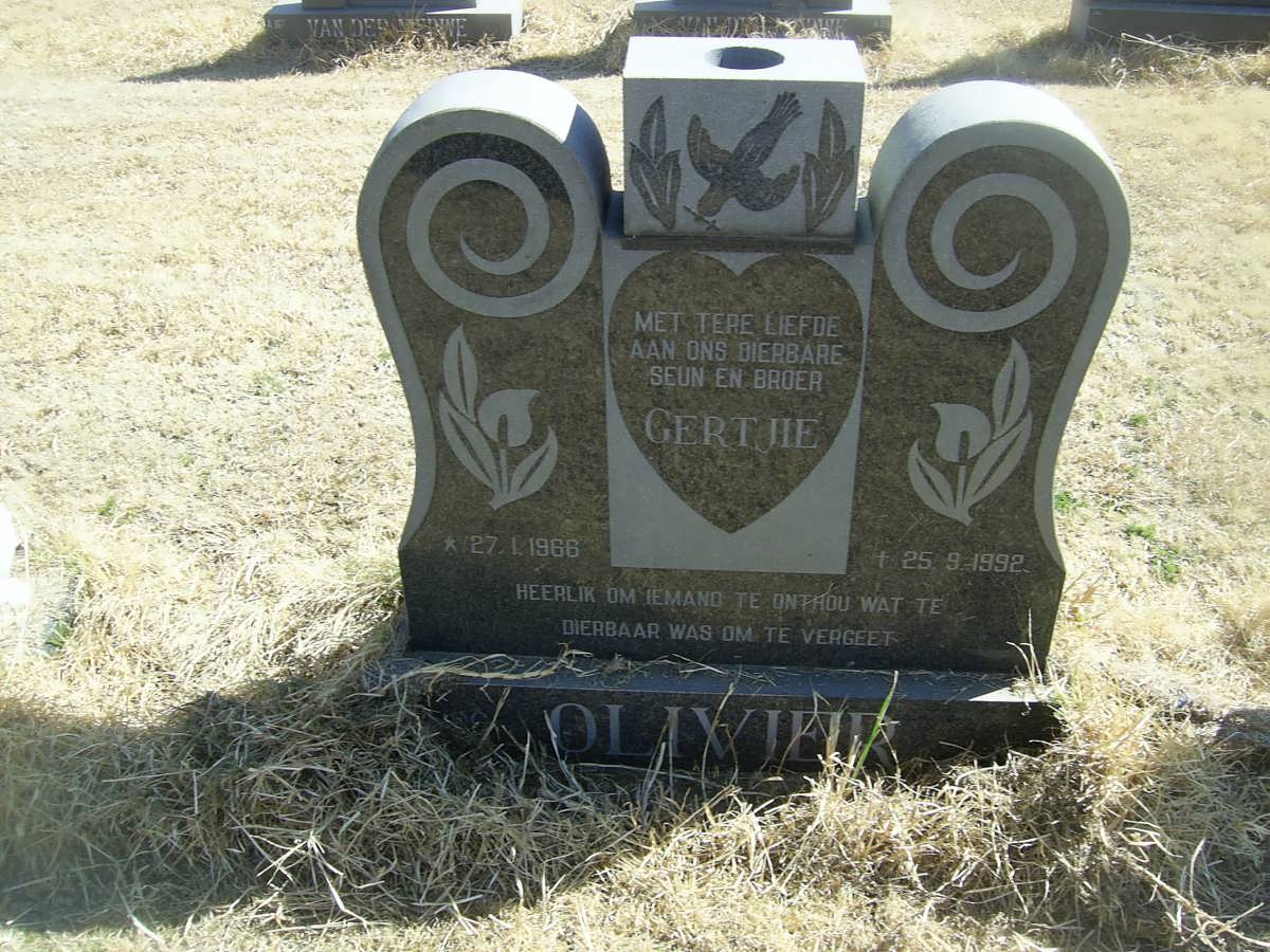 OLIVIER Gertjie 1966-1992