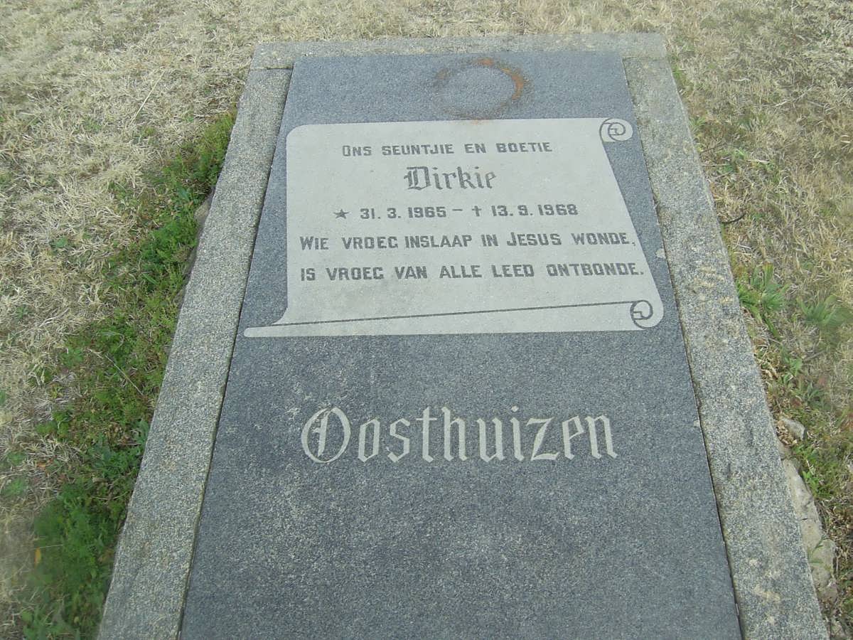 OOSTHUIZEN Dirkie 1965-1968