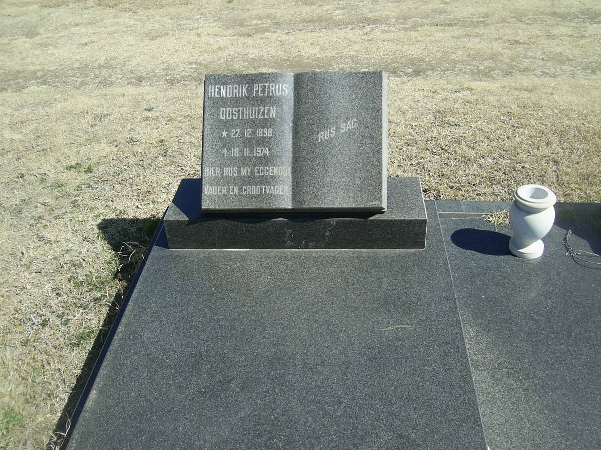 OOSTHUIZEN Hendrik Petrus 1898-1974