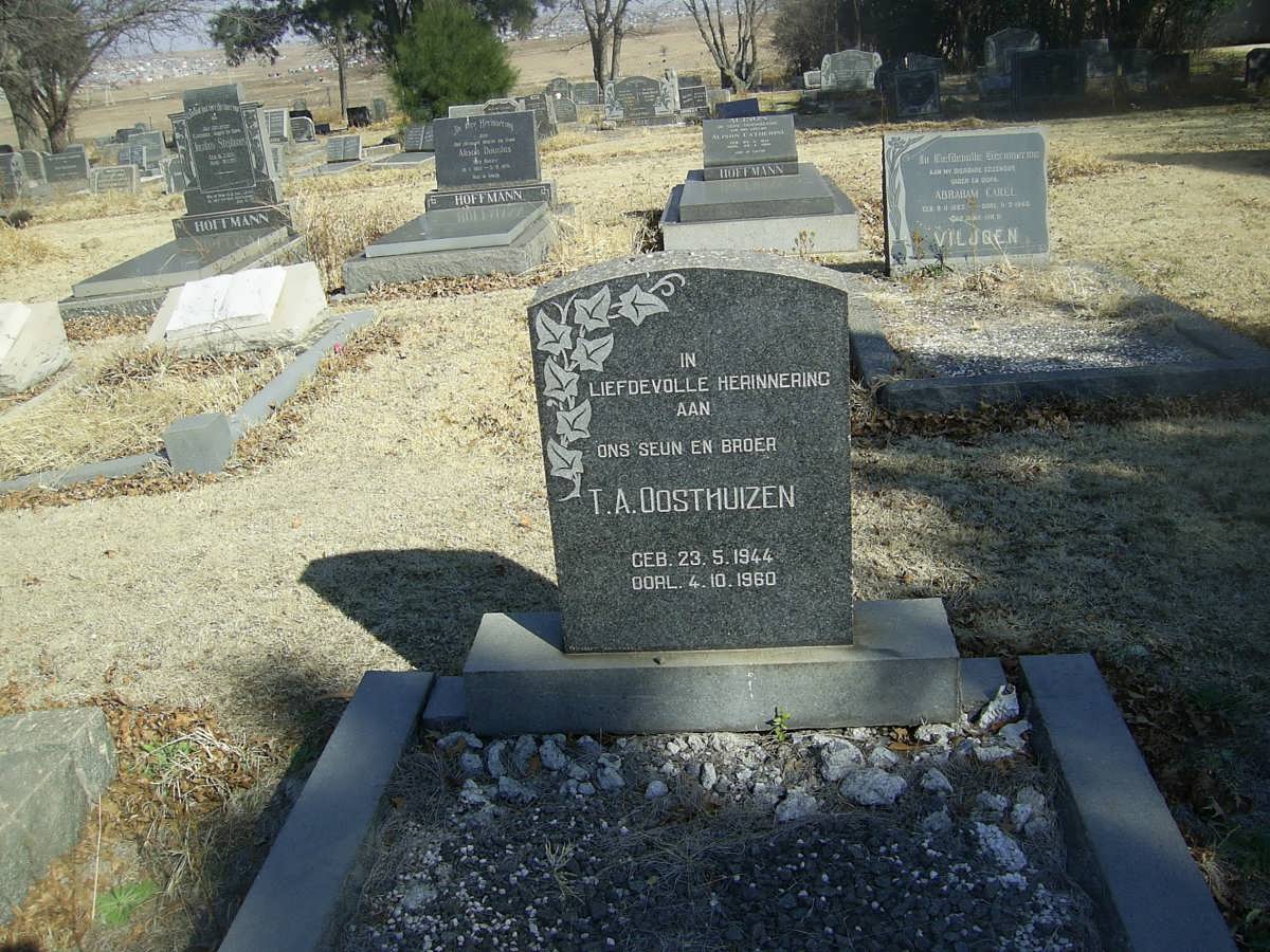 OOSTHUIZEN T.A. 1944-1960