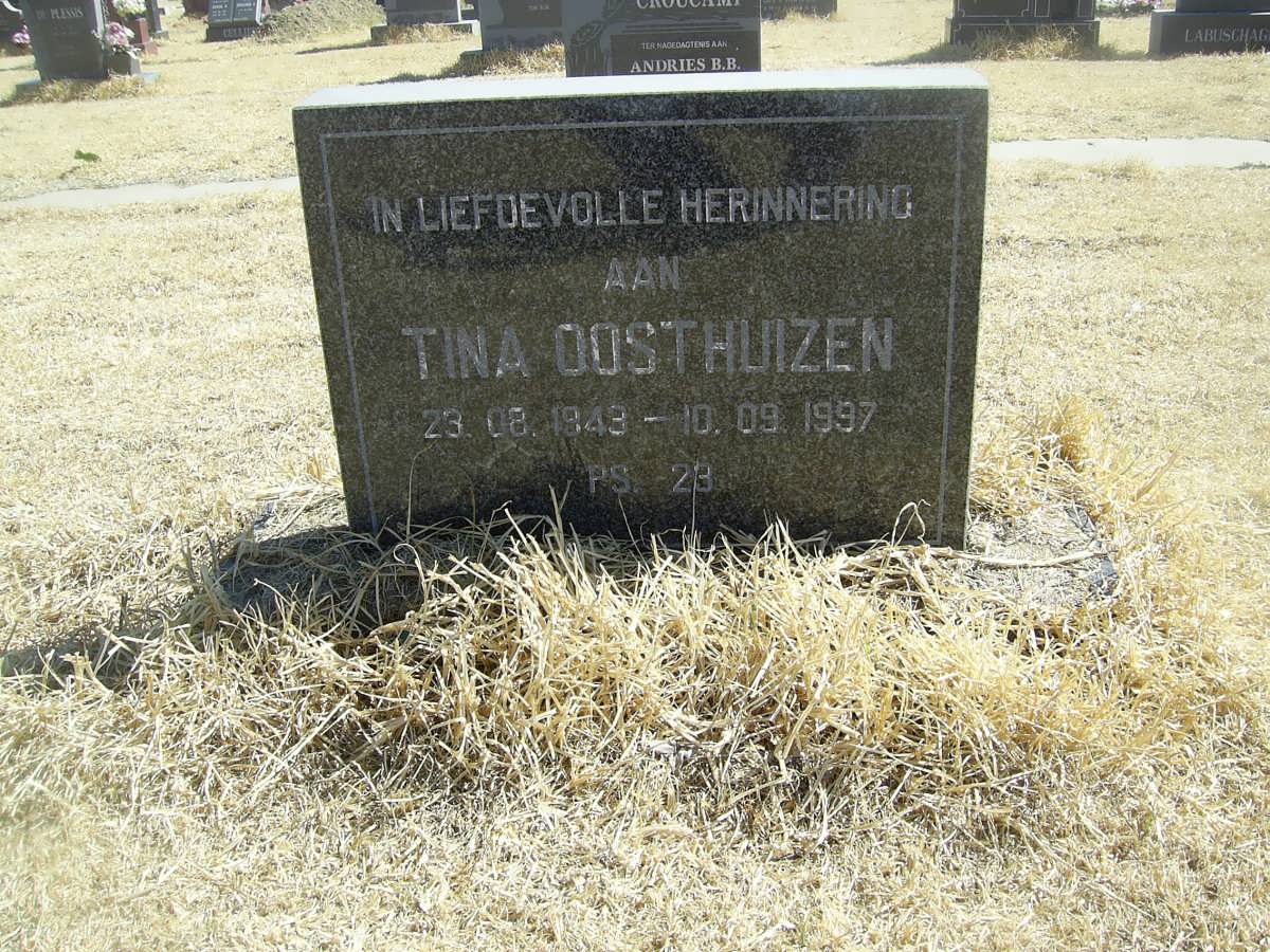 OOSTHUIZEN Tina 1943-1997