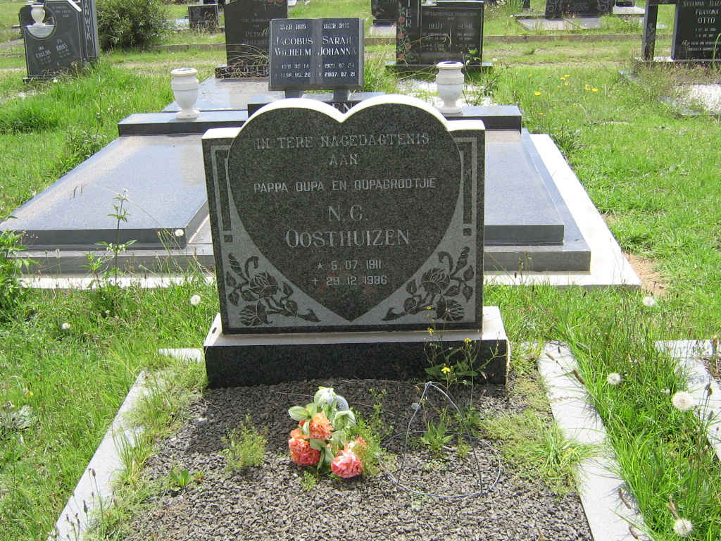 OOSTHUIZEN N.G. 1911-1986