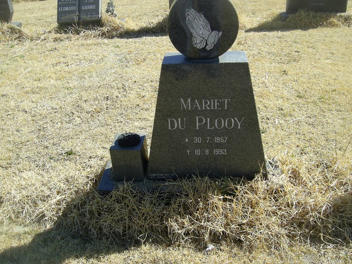 PLOOY Mariet, du 1967-1993
