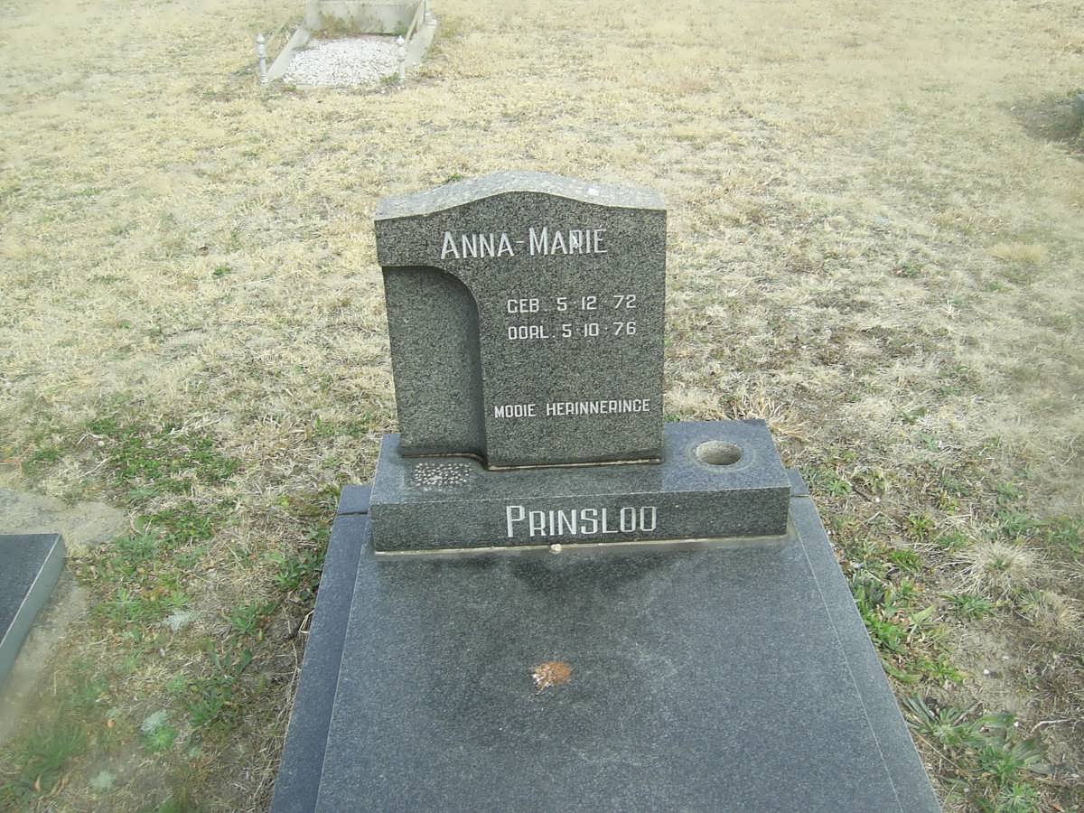 PRINSLOO Anna-Marie 1972-1976
