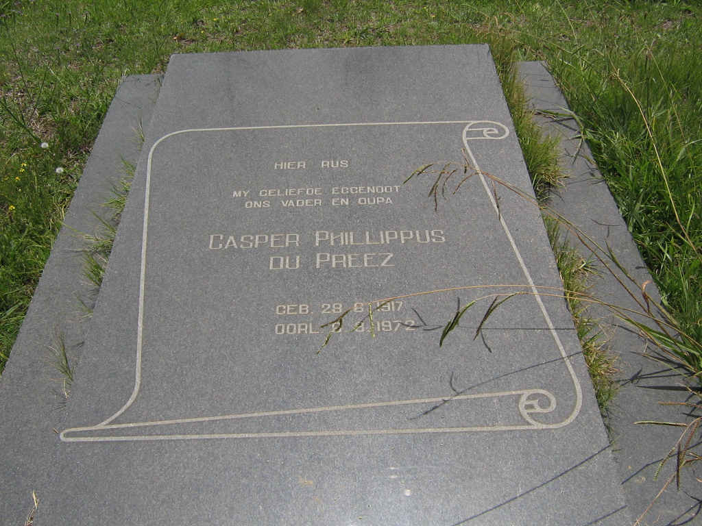 PREEZ Casper Phillippus, du 1917-1972