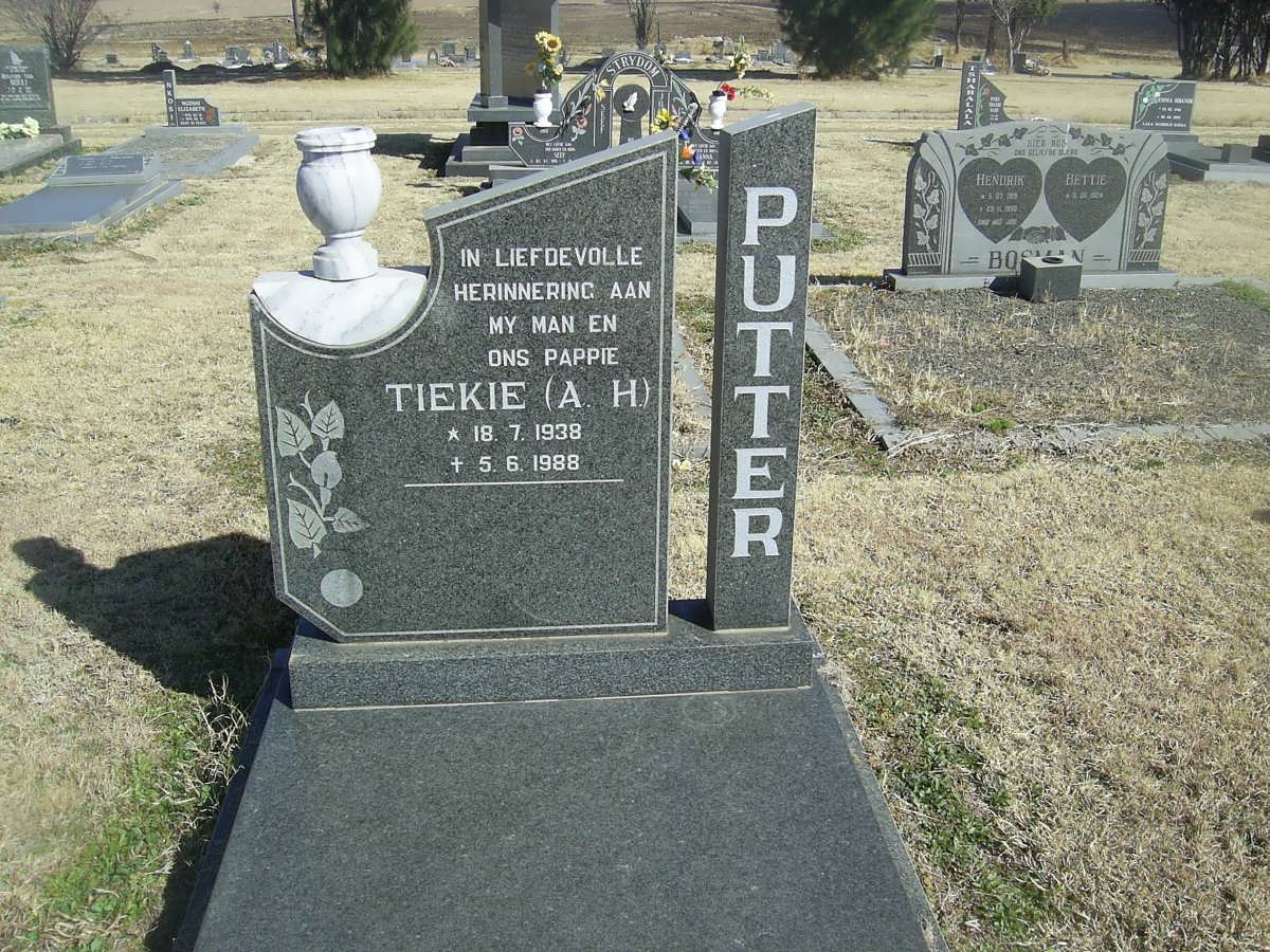 PUTTER A.H. 1938-1988