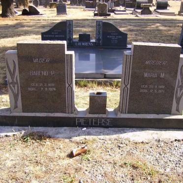 PIETERSE Barend P. 1891-1974 &amp; Maria M. 1891-1971