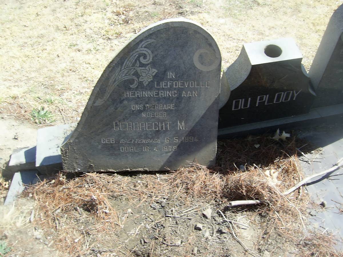 PLOOY Gerbrecht M., du nee BREYTENBACH 1894-1979