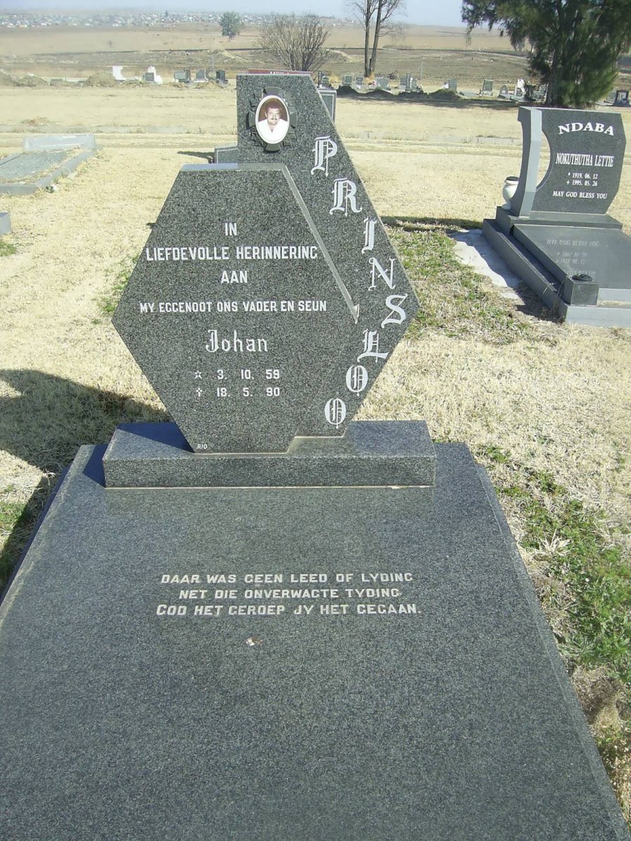 PRINSLOO Johan 1959-1990