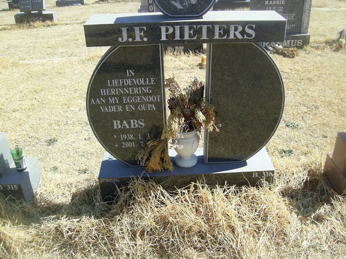 PIETERS J.F. 1938-2001