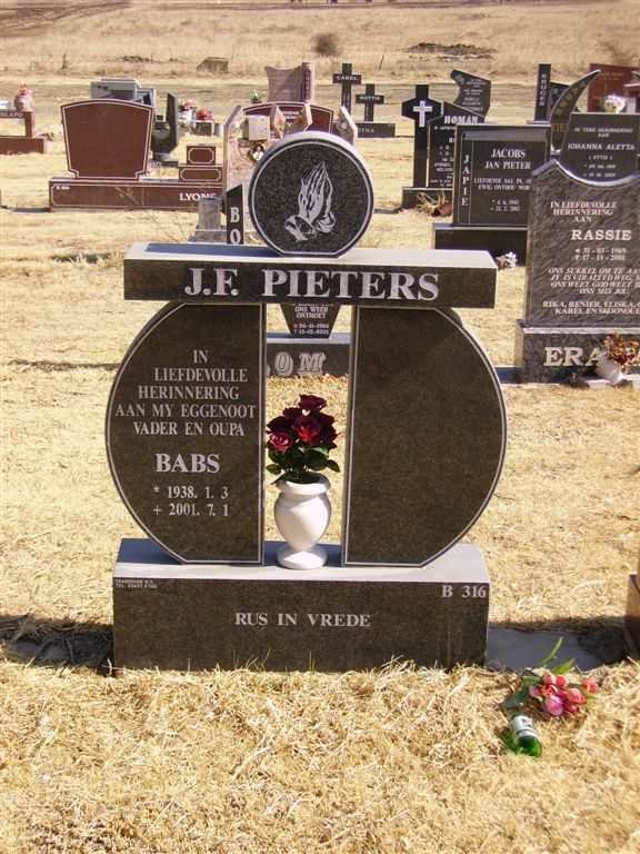PIETERSE Babs 1938-2001