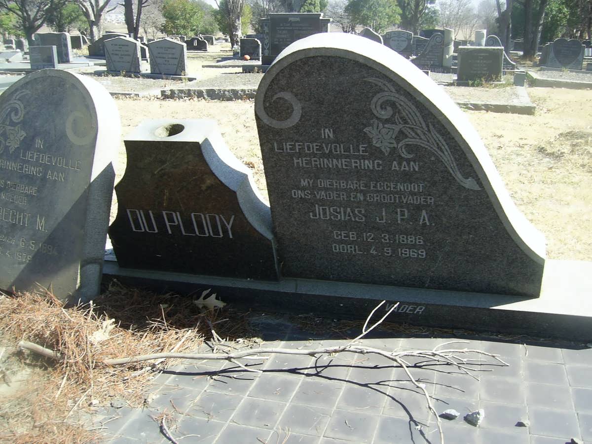 PLOOY Josias J.P.A., du 1886-1969