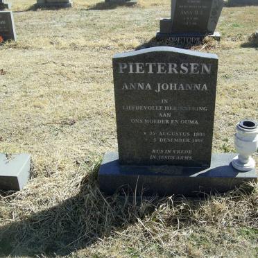 PIETERSEN Anna Johanna 1908-1996