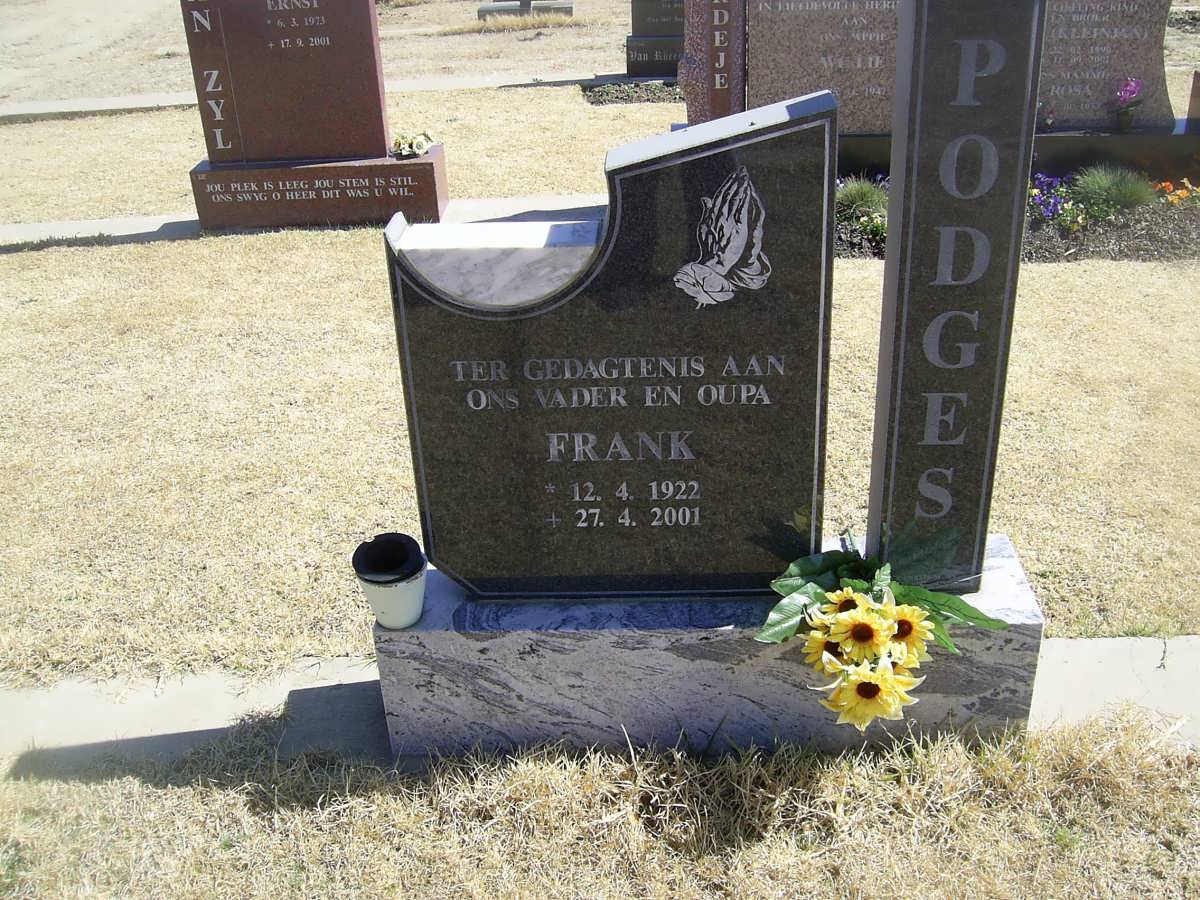 PODGES Frank 1922-2001