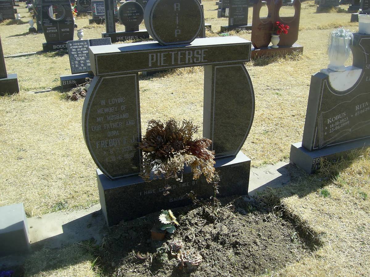 PIETERSE F.J. 1934-1983