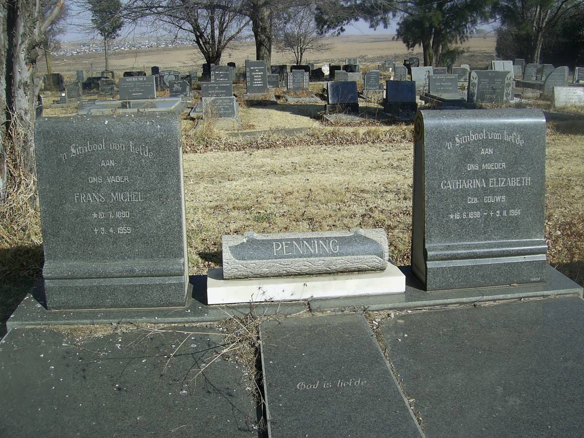 PENNING Frans Michel 1890-1959 &amp; Catharina Elizabeth GOUWS 1898-1964