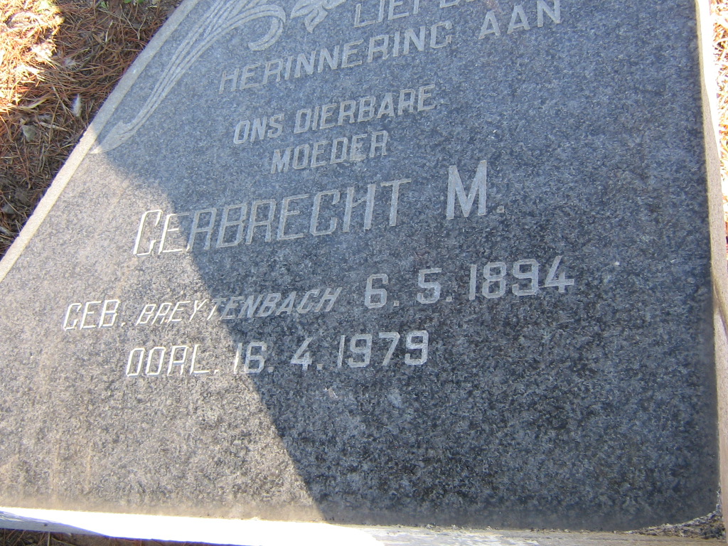 PLOOY Josias J.P.A., du 1886-1969 &amp; Gerbrecht M. BREYTENBACH 1894-1979