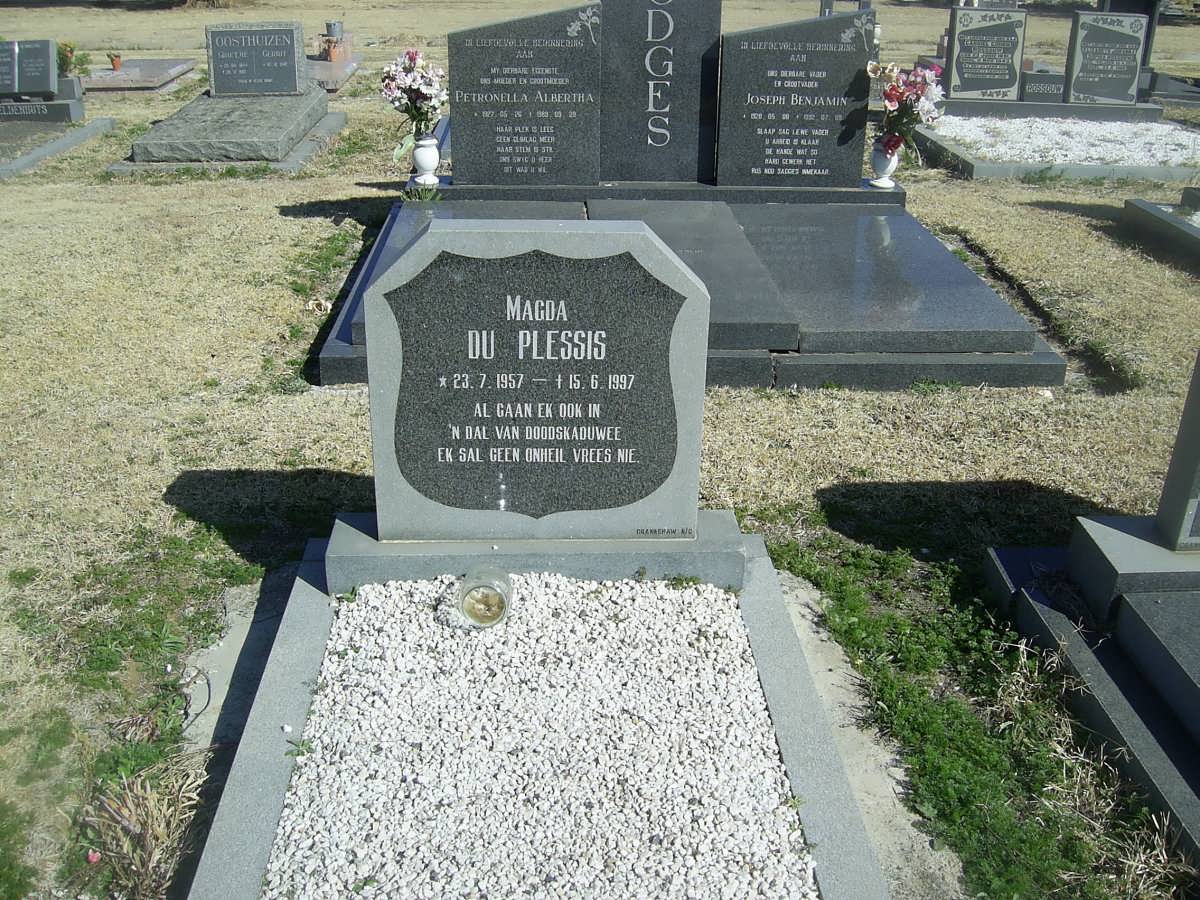 PLESSIS Magda, du 1957-1997