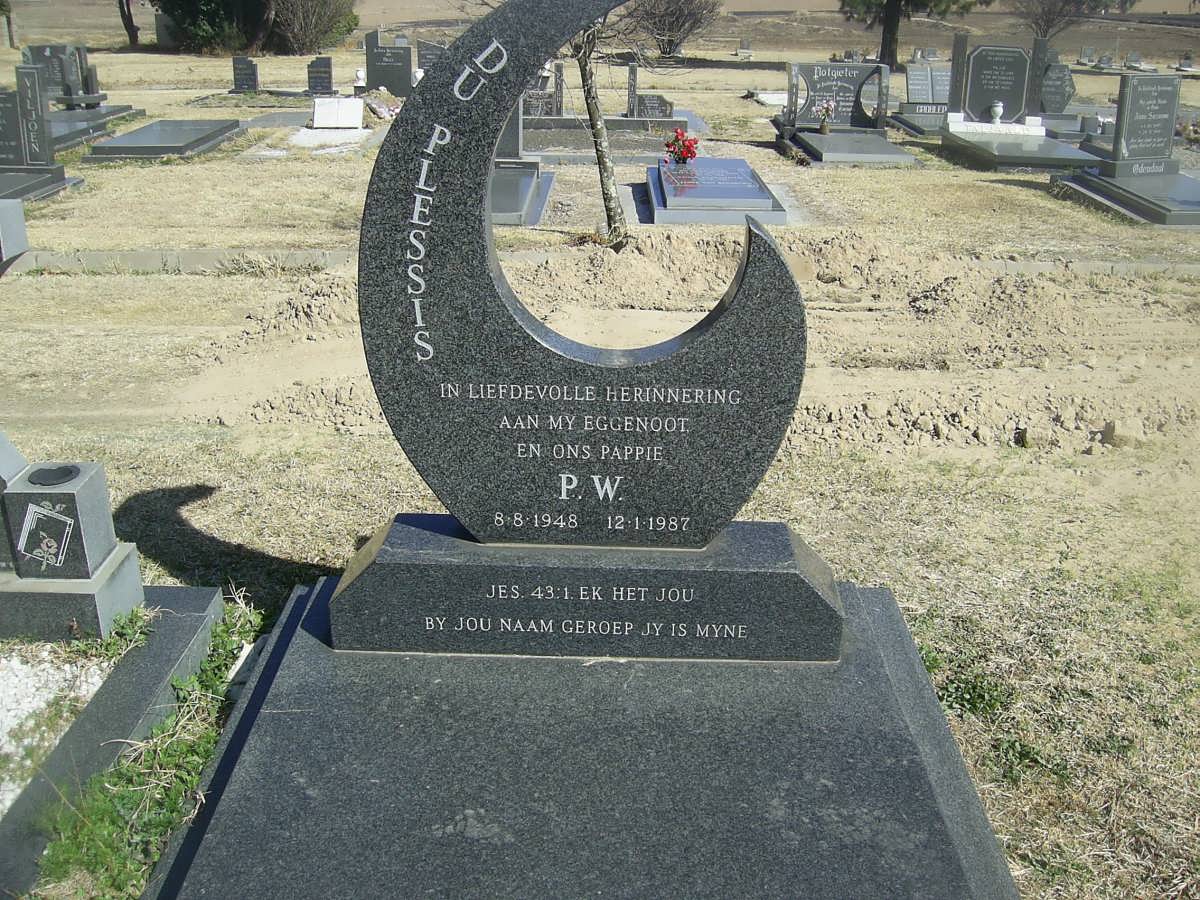 PLESSIS P.W., du 1948-1987