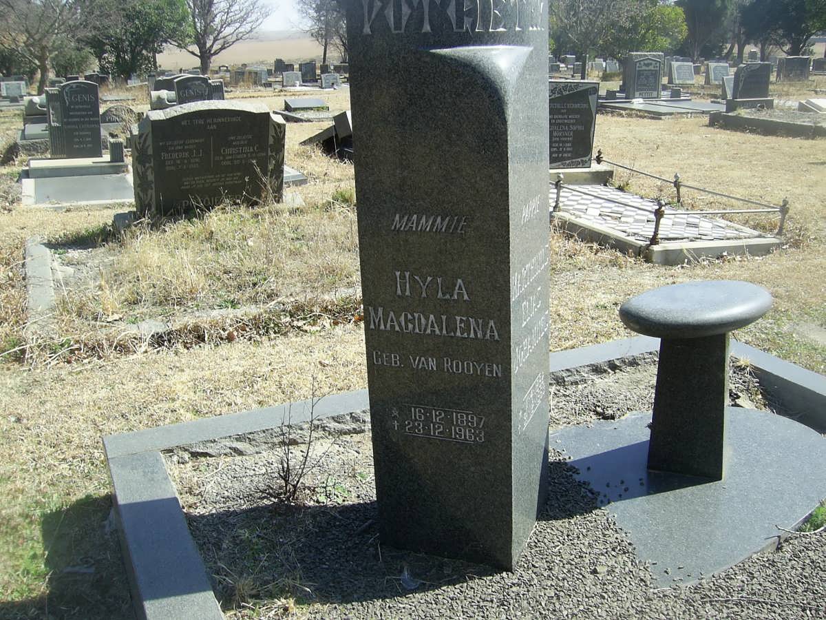 POTGIETER Hyla Magdalena nee VAN ROOYEN 1897-1963