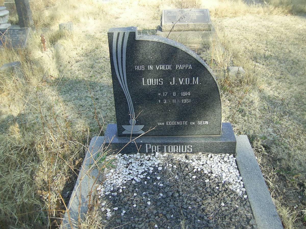 PRETORIUS Louis J.v.d.M. 1914-1951