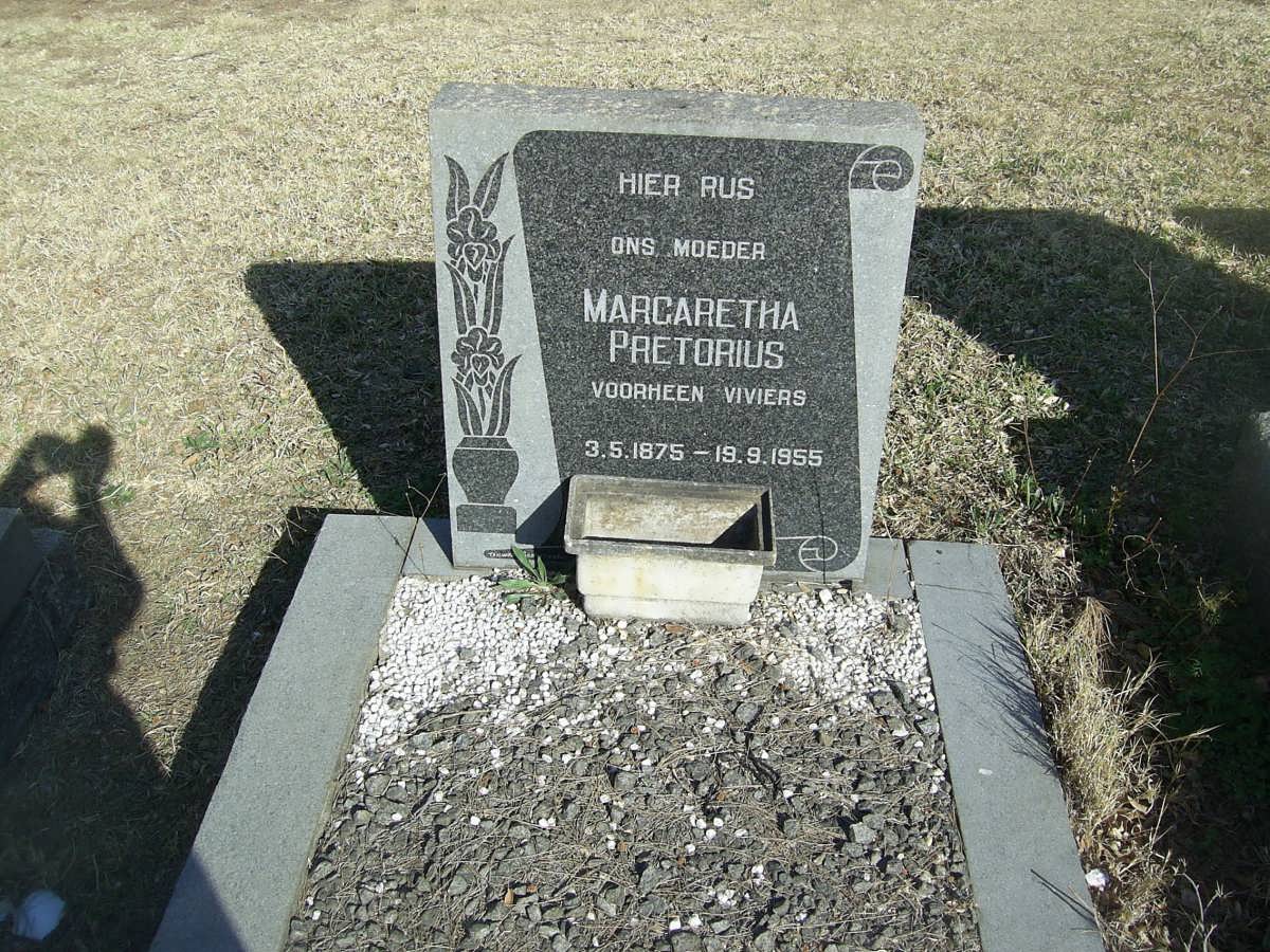 PRETORIUS Margaretha nee VIVIERS 1875-1955