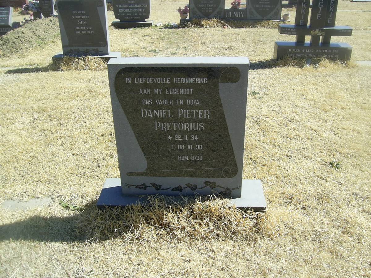 PRETORIUS Daniel Pieter 1934-1998