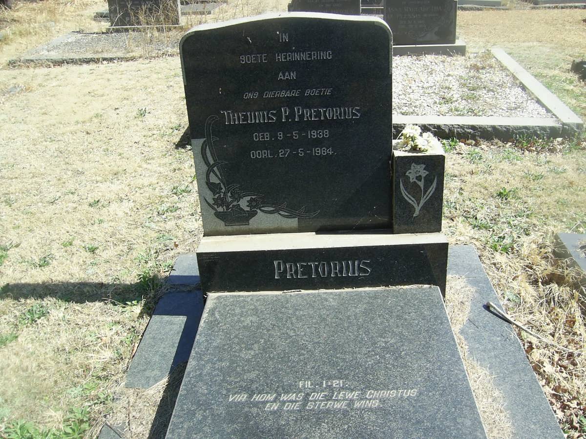 PRETORIUS Theunis P. 1938-1964