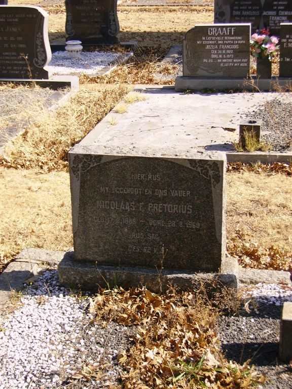 PRETORIUS Nicolaas F. 1889-1960