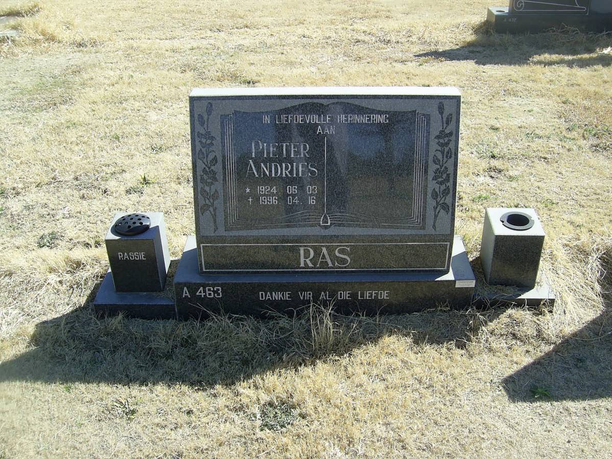 RAS Pieter Andries 1924-1996